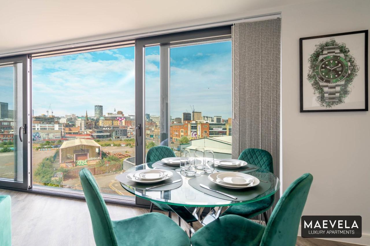 Maevela Apartments - Luxury Top Floor Penthouse - With Parking - 2 Bedroom New Build Apartment ✪ City Centre, Digbeth ✓ With Huge Patio Sliding Doors - City View - Rooftop Terrace - Ps4 & Smart Tv'S Бирмингем Экстерьер фото