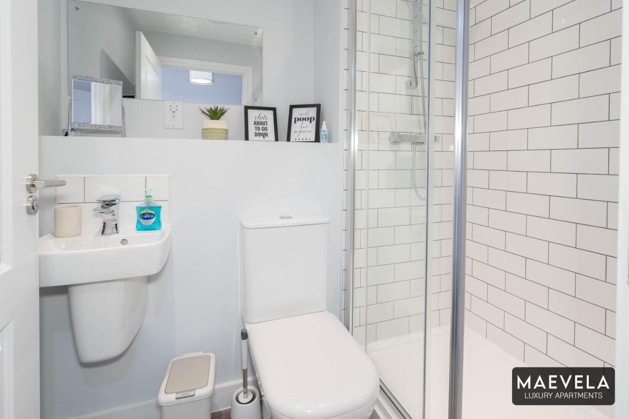 Maevela Apartments - Luxury Top Floor Penthouse - With Parking - 2 Bedroom New Build Apartment ✪ City Centre, Digbeth ✓ With Huge Patio Sliding Doors - City View - Rooftop Terrace - Ps4 & Smart Tv'S Бирмингем Экстерьер фото