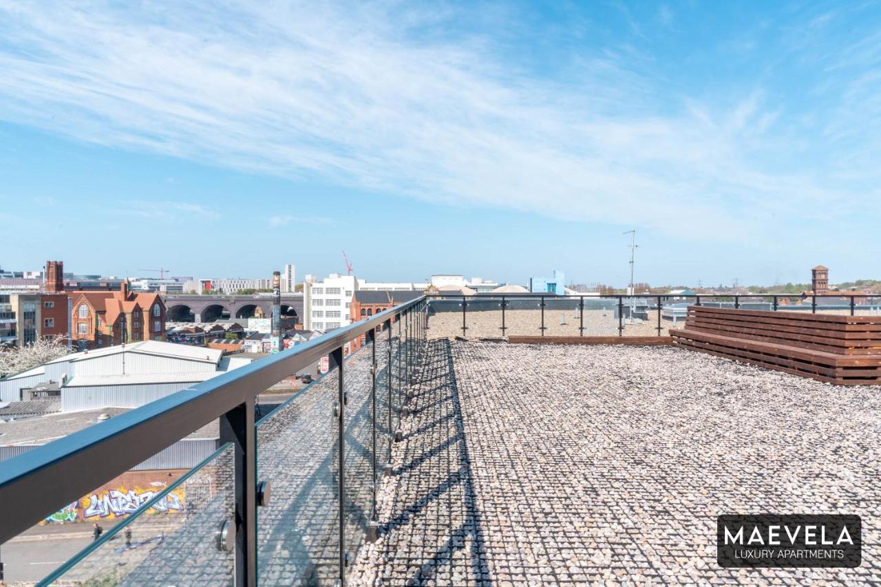 Maevela Apartments - Luxury Top Floor Penthouse - With Parking - 2 Bedroom New Build Apartment ✪ City Centre, Digbeth ✓ With Huge Patio Sliding Doors - City View - Rooftop Terrace - Ps4 & Smart Tv'S Бирмингем Экстерьер фото