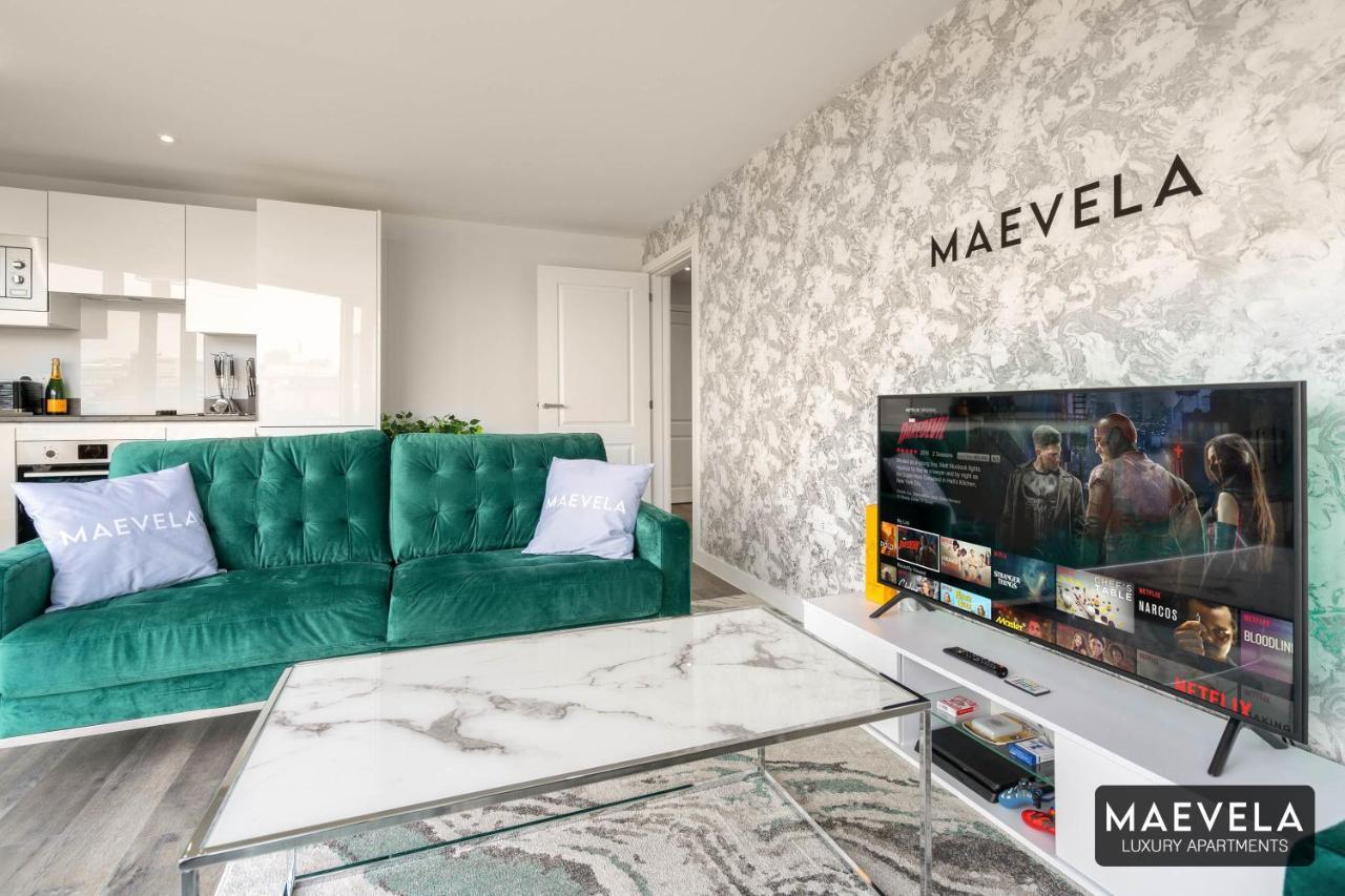Maevela Apartments - Luxury Top Floor Penthouse - With Parking - 2 Bedroom New Build Apartment ✪ City Centre, Digbeth ✓ With Huge Patio Sliding Doors - City View - Rooftop Terrace - Ps4 & Smart Tv'S Бирмингем Экстерьер фото