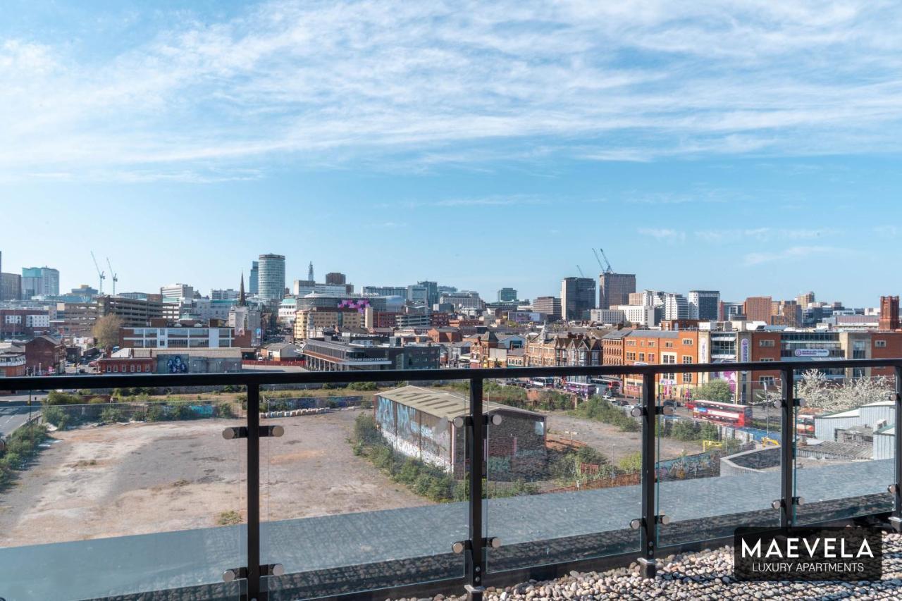 Maevela Apartments - Luxury Top Floor Penthouse - With Parking - 2 Bedroom New Build Apartment ✪ City Centre, Digbeth ✓ With Huge Patio Sliding Doors - City View - Rooftop Terrace - Ps4 & Smart Tv'S Бирмингем Экстерьер фото