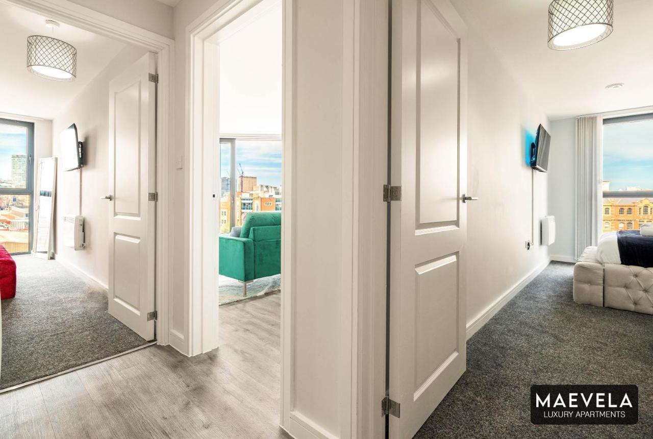 Maevela Apartments - Luxury Top Floor Penthouse - With Parking - 2 Bedroom New Build Apartment ✪ City Centre, Digbeth ✓ With Huge Patio Sliding Doors - City View - Rooftop Terrace - Ps4 & Smart Tv'S Бирмингем Экстерьер фото